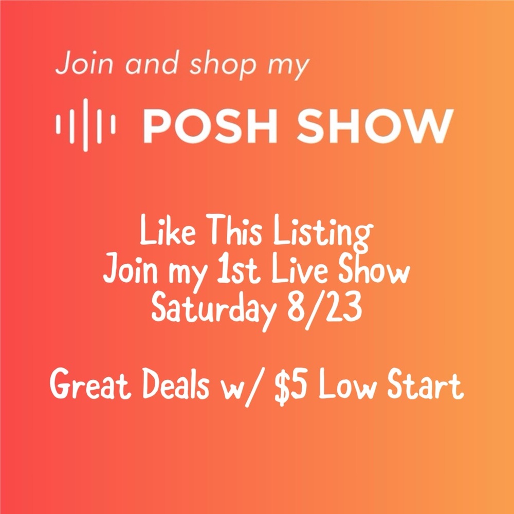 LIKE THIS LISTING💕💕JOIN MY LIVE SHOW EVERY SATURDAY 💕💕 - Picture 2 of 2